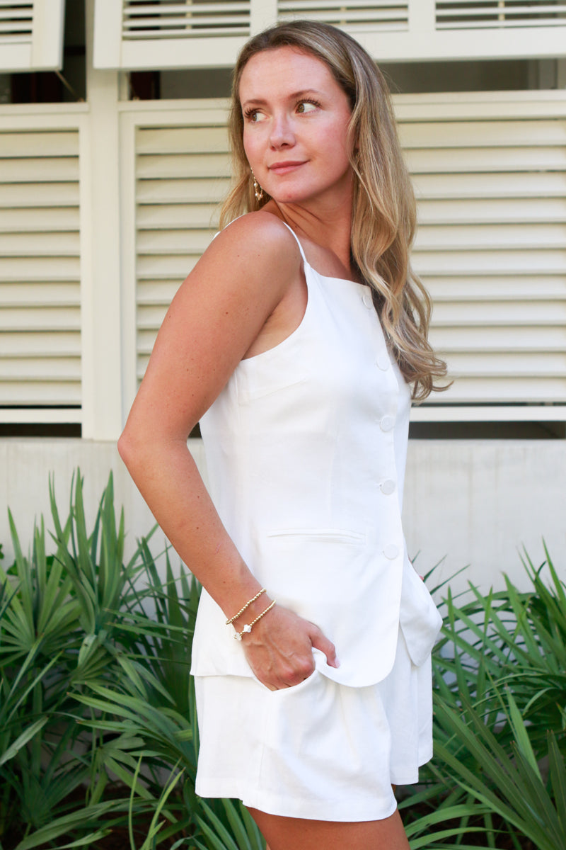 Tanya Linen Short Set (2 Color Options)