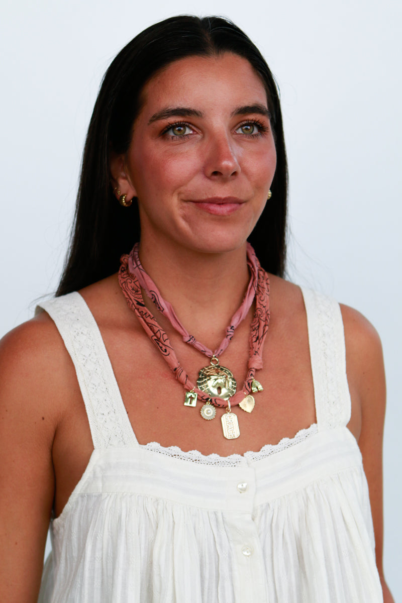 Sand Dollar Bandana Necklace