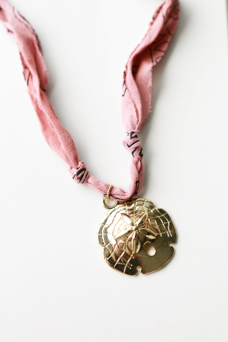 Sand Dollar Bandana Necklace
