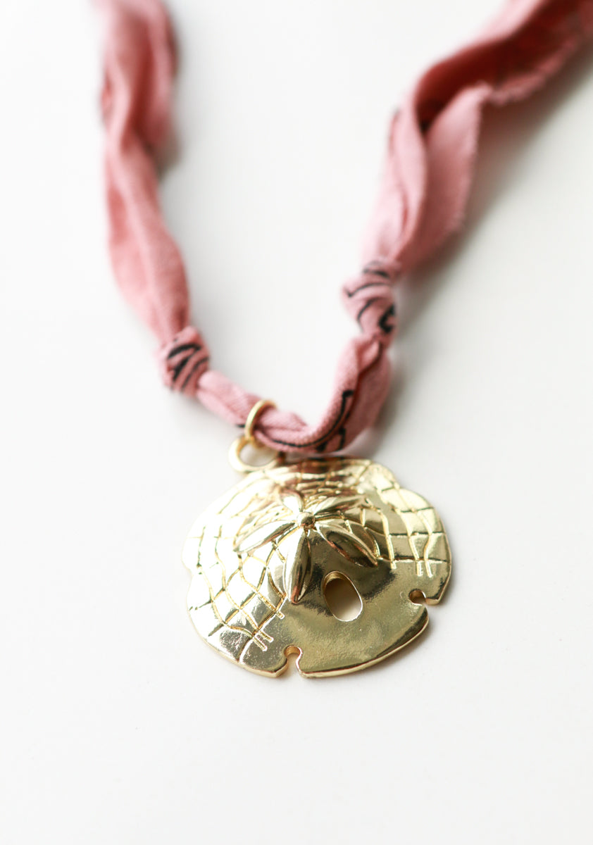 Sand Dollar Bandana Necklace
