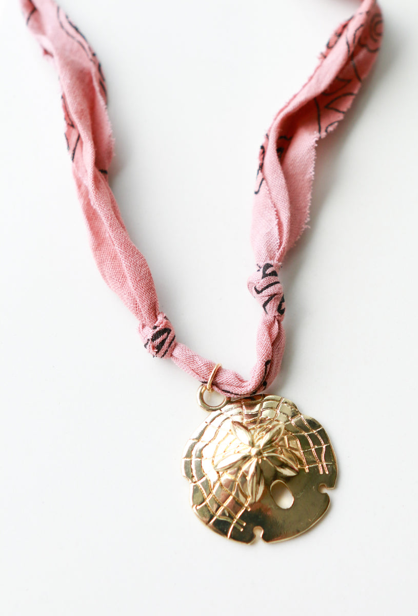 Sand Dollar Bandana Necklace