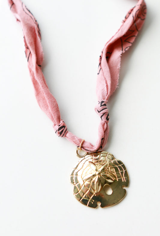 Sand Dollar Bandana Necklace
