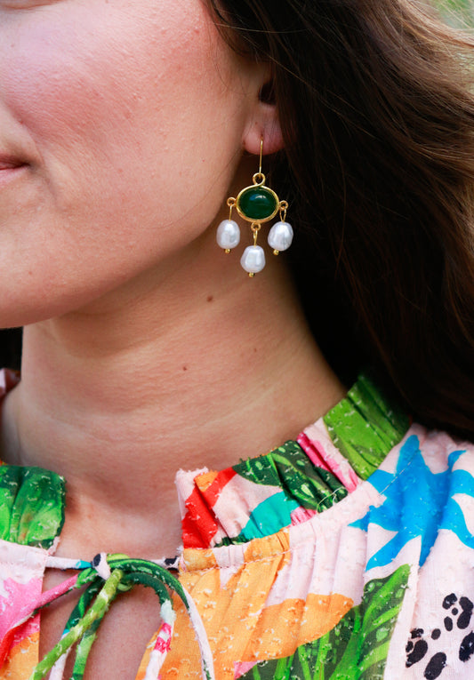 Kaia Emerald Earrings