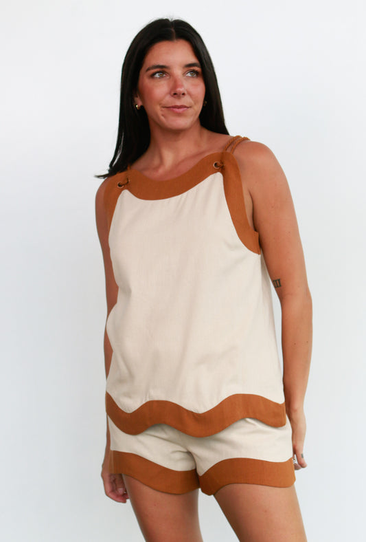Catch the Wave Linen Set