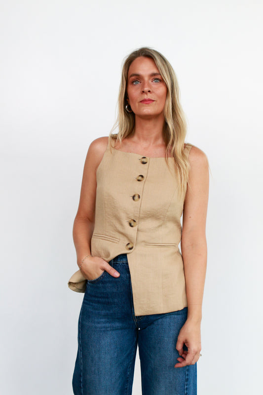 Kori Linen Vest