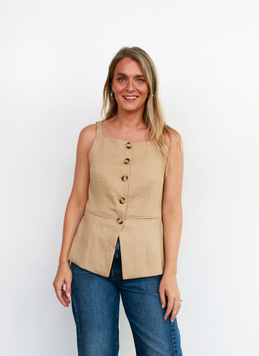 Kori Linen Vest
