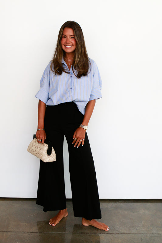 Ponte Wide Leg Pant