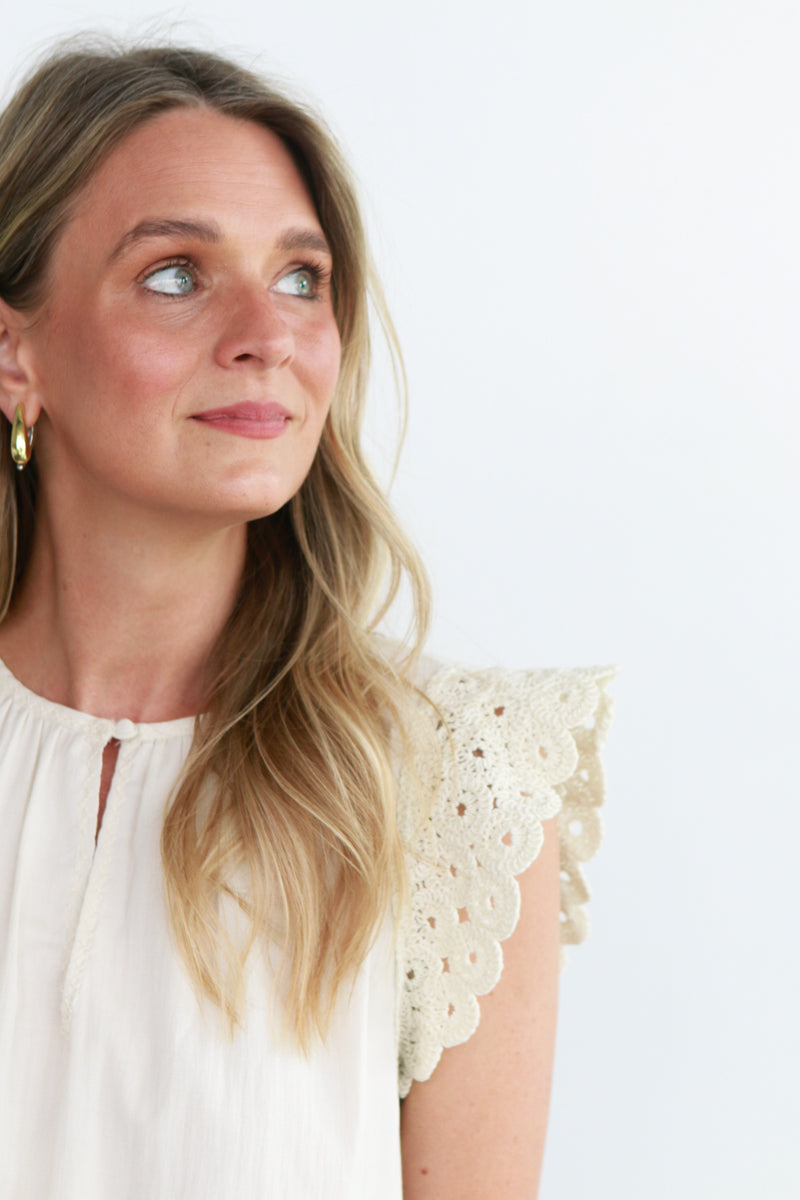 Kayla Cream Blouse
