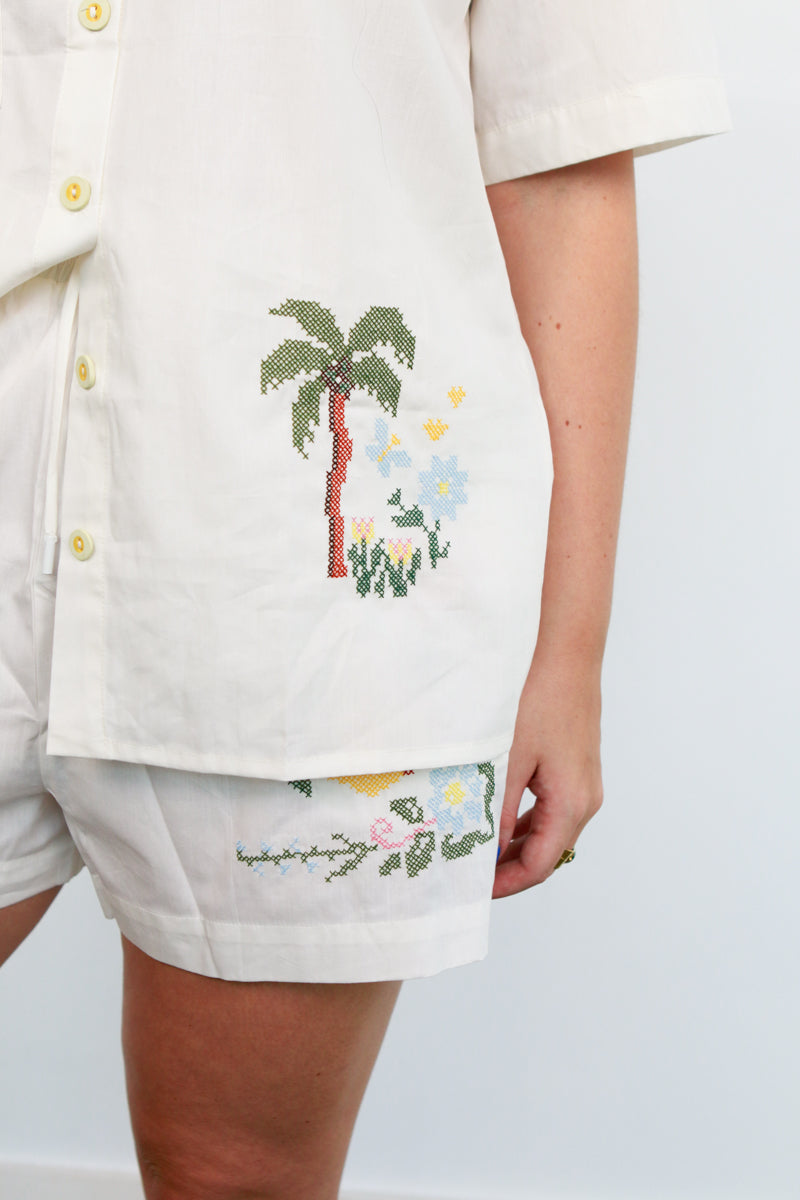 Russell Embroidered Set
