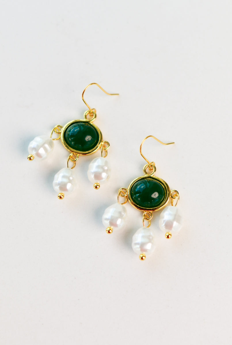 Kaia Emerald Earrings
