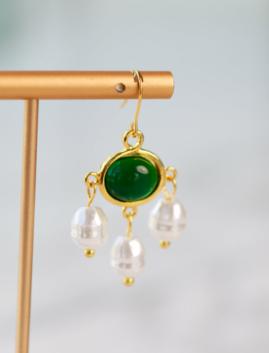 Kaia Emerald Earrings