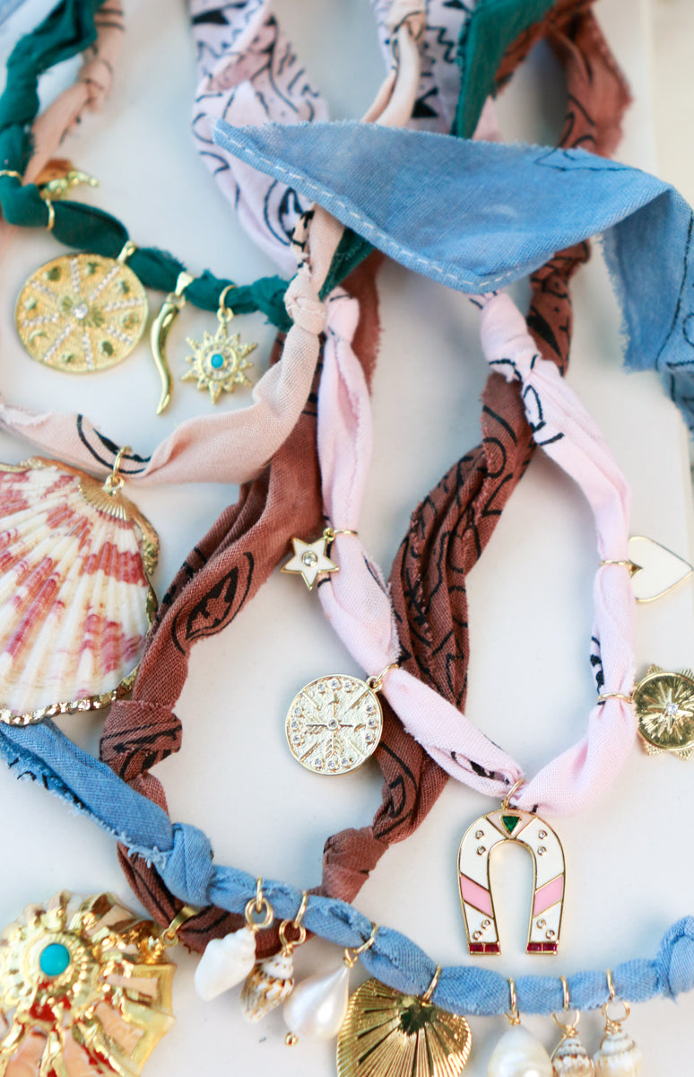 Conch Shell Bandana Necklace