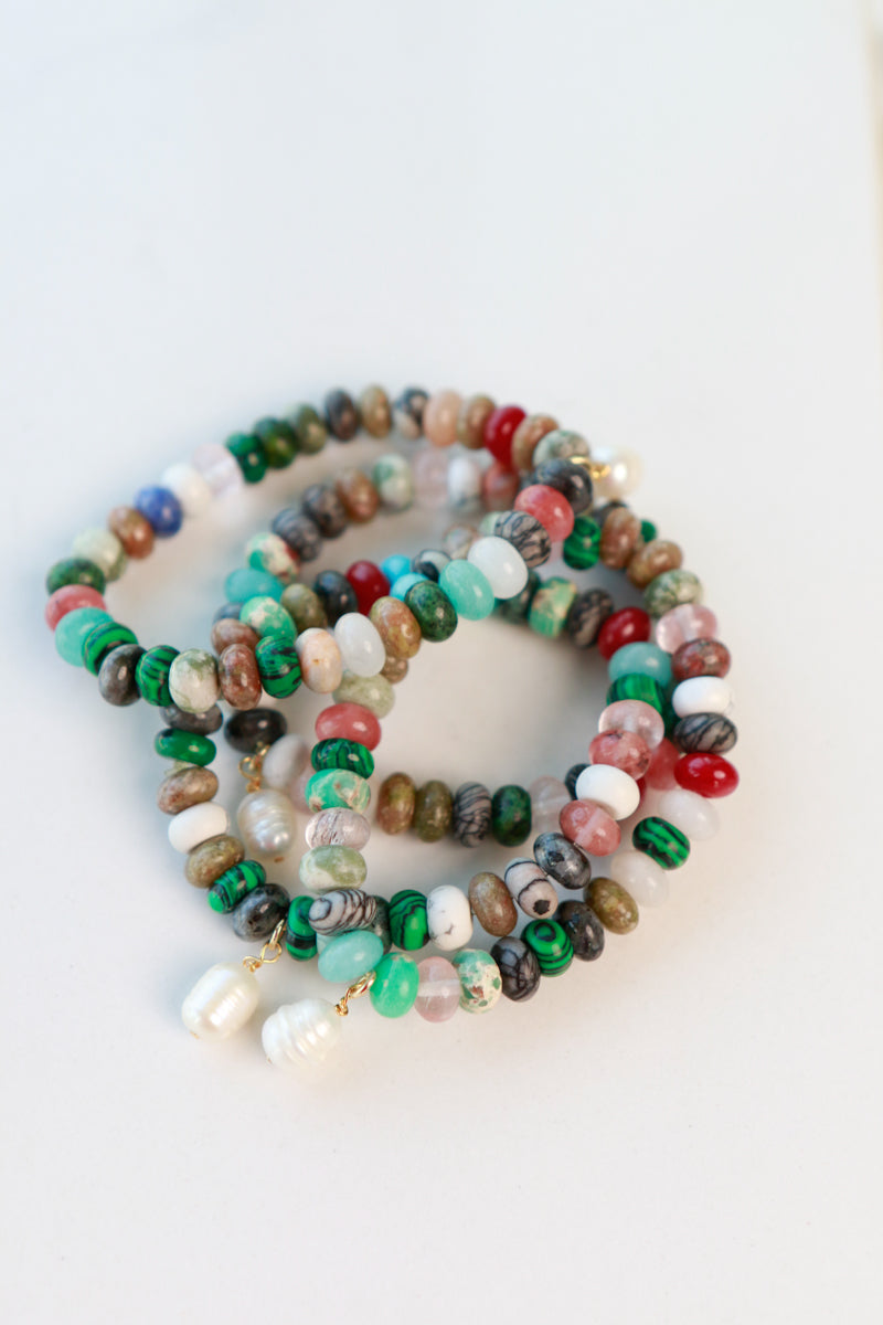 Gemstone Stretch Bracelet