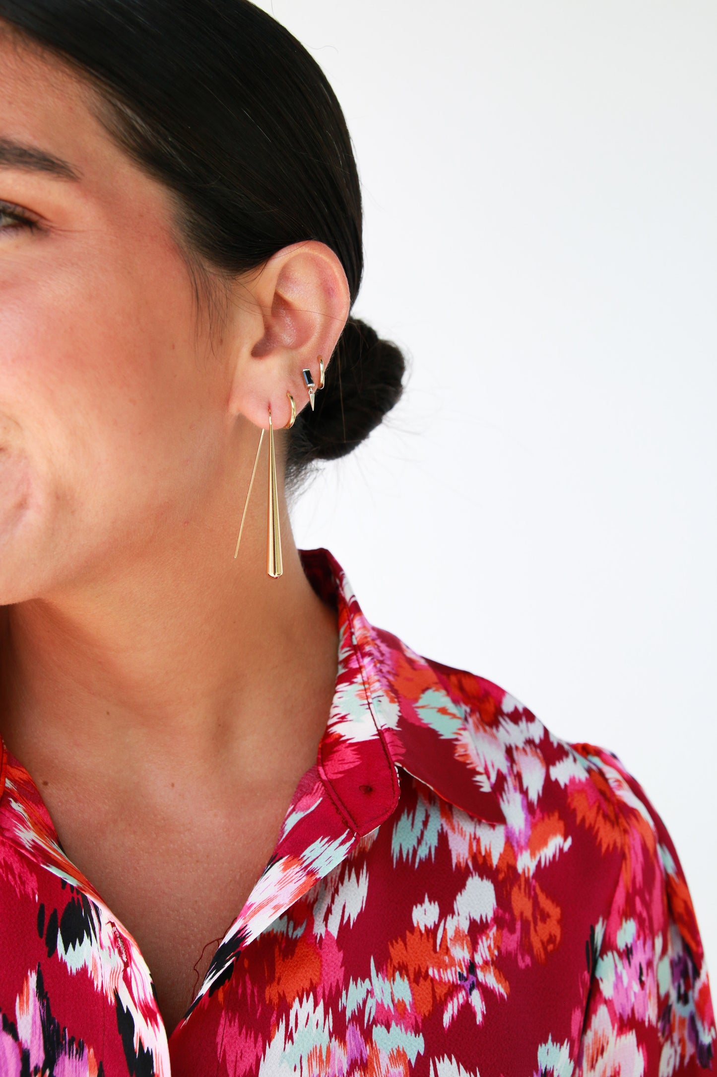 Capri Teardrop Earring in Gold