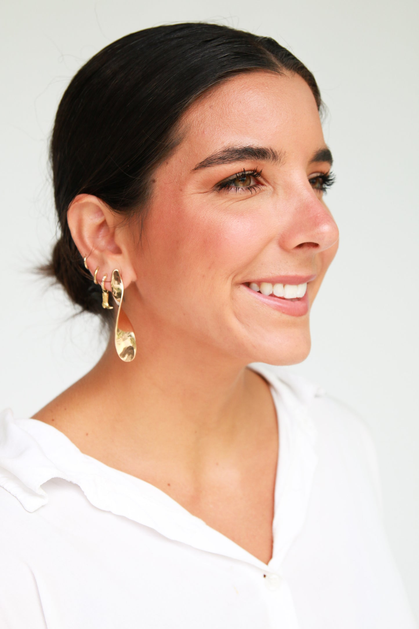Long Twisted Earrings