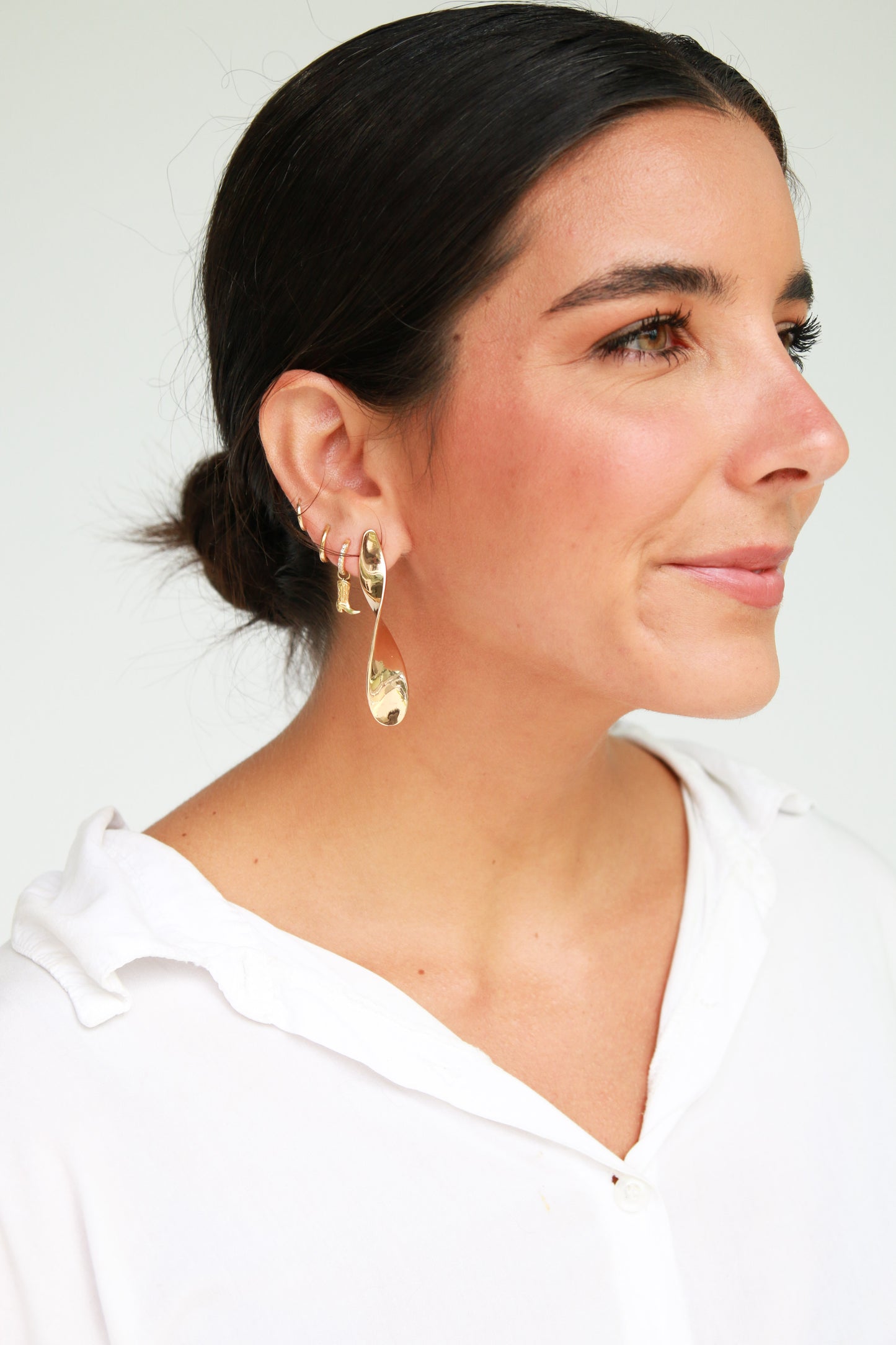 Long Twisted Earrings