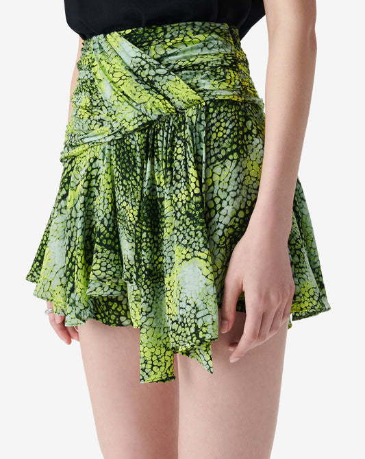 Issah Green Skirt