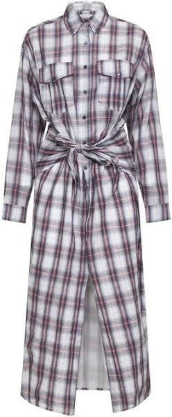 Nesly Plaid Dress