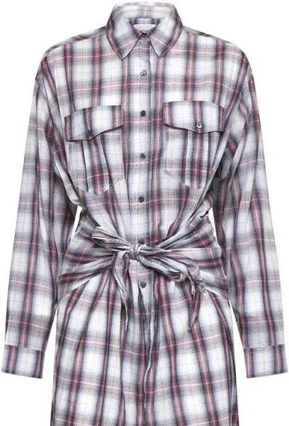 Nesly Plaid Dress